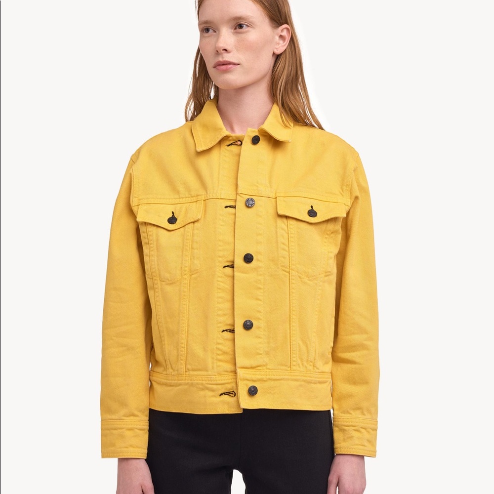Rag and Bone Yellow Denim Jacket